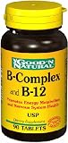 B-Complex & B-12 90 Tab ( red blood cells, leukemia, Vitamin B 12 also keeps your metabolism running at a normal rate, mental disorders. ) By Good'N Natural