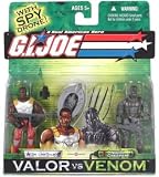 GI Joe Dr. Link Talbot vs. Night Creeper Valor Vs. Venom 3.75" Action Figure 2-Pack