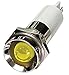 Protruding Indicator Light, LED Lamp Type, 12VDC Voltage, 12mm Mounting Dia. Size