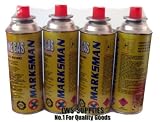 Pack of four gas canisters