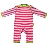 Toby Tiger Sleepsuit - Pink/Pale Pink Stripes (6-12 months)