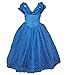 Goodcorsetmall 2015 New Cinderella Dress Princess Costume Butterfly Girl,4-5/ Tag size:120,Blue