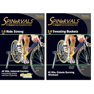 Spinervals 2 Pack - Fitness 1.0 Ride Strong with Team Clydesdale and Fitness 2.0 Sweating Buckets
