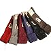 Lovely Annie Women's 6 Pairs Pack Knee Length Wool Socks Size 7-9 Six Colors