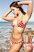 Adjustable Top & Brazilian Bottom ( Red w/White Polka Dots)