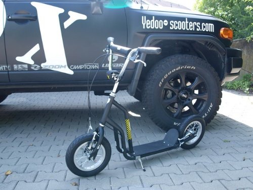 OX 12' Yedoo Scooter Tretroller black/yellow