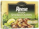 Reese Medium Smoked Oysters- 3.7 oz, 10 ct (Quantity of 2)