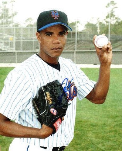 Autographed/Hand Signed Juan Perez New York Mets 8x10 Photo
