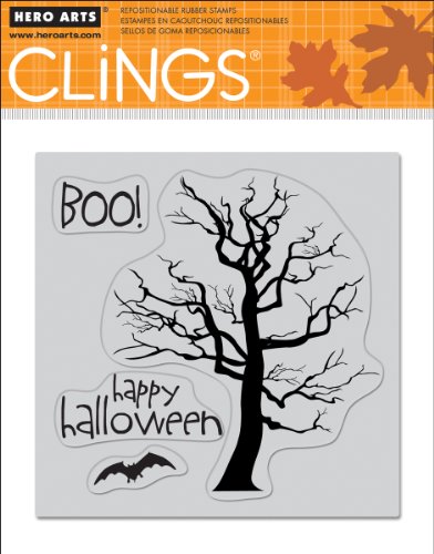 Hero Arts Cling Stamps-So Scary - 4 Pieces