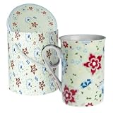 Review Fields of Blue  / Ceramic Mug in a gift box ~ New England design