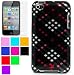 Fashion Design Cover for iPod touch 4th gen for New Ipod Touch 4th Generation with Camera Suitable for 8G 32G 64G + New Ipod Touch 4G Clear Screen Protector , Criss Cross