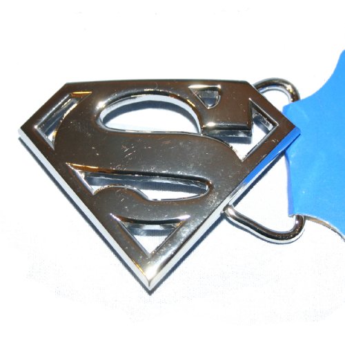 SUPERMAN METAL ALLOY DIE CUT BUCKLE