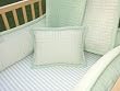 Bacati - Solitude (Greek Key) Pistachio 5 Pc. Crib bedding Set