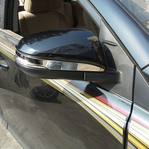 GOOACC® 2PCS Rearview mirror side molding cover trims Fit For Toyota RAV4 2013 2014