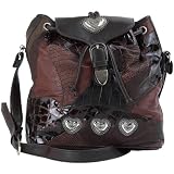 Embassy™ Italian Stone™ Design Genuine Leather Purse with Faux Snakeskin Embossing