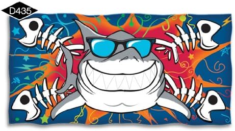 Sunglass Shark Beach Towel
