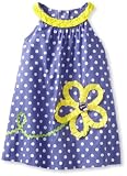 Rare Editions Girls 2-6X Dot Woven Dress