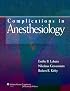 Complications in Anesthesiology (Complications in Anesthesiology (Gravenstein))