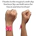 Baby Carnation TruStay Hair Clip - Best No Slip Barrette for Fine Hair (D6-Hot Pink)