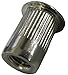 SSKL375-16-150 300 STAINLESS THIN-NUT, LARGE FLANGE, PLAIN FINISH, 3/8-16 x .030-.150 GRIP RANGE (PACK OF 10)