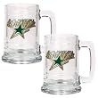 Dallas Stars NHL 2pc 15oz Glass Tankard Set- Primary Logo by Great American Products