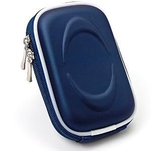 VG Vangoddy Universaltasche Slim Camera Case Resistant Digitalkamera Hard Shell Tasche Kameratasche Kompaktkamera-Taschen (für Flip MinoHD, Canon Powershot IXUS, Fujifim Finepix, Sony Cybershot, Panasonic Lumix, Samsung, Nikon Coolpix, Pentax, Lumix, Kodak Easyshare, Casio Exilim, Olympus und alle anderen Compact Digital-Kameras - Interne Größe: 102 x 64 x 23 mm) (Blue) VG Vangoddy Universaltasche Slim Camera Case Resistant Digitalkamera Hard Shell Tasche Kameratasche Kompaktkamera-Taschen (für Flip MinoHD, Canon Powershot IXUS, Fujifim Finepix, Sony Cybershot, Panasonic Lumix, Samsung, Nikon Coolpix, Pentax, Lumix, Kodak Easyshare, Casio Exilim, Olympus und alle anderen Compact Digital-Kameras - Interne Größe: 102 x 64 x 23 mm) (Blue)