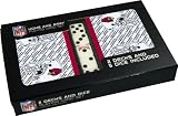 NFL Arizona Cardinals 2-Deck Playing Cards With Dice Set