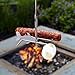 Firebuggz Camping Accessories -Campfire Fishing Pole Roaster - Funny Marshmallow and Hot Dog Roasting Sticks for Campfire, Green