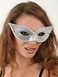 Glitter Masks Costume Mardi Gras Dress Up Italian 3 Color options Black Red or Purple