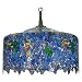 Meyda Tiffany 21936 Tiffany Wisteria - Five Light Pendant, Light Blue Finish