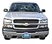 Auto Ventshade [AVS] Chrome Hood Shield / Protector | Fits 2002-2006 Avalanche 1500 & 2500 w/o Body Cladding, 2003-2005 Silverado 1500 | Medium Profile Bug Deflector - 1 pc., Chrome | 680815