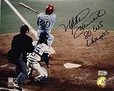 Autographed Mike Schmidt 8x10 Photo 1980 World Series (MLB Authenticated)