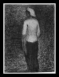 Georges Seurat (Artiste) Gold Wood-Mounted Art Poster Print - 13