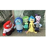 5pcs 8" Inside Out Plush Soft Toy Doll for Kids Joy Sadness Anger Fear Disgust