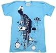 Golden Diagram S/S Guys T-shirt in Aqua by Imaginary Foundation