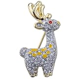 Cute Baby Reindeer Christmas Brooch