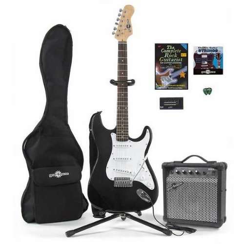 Electric-ST Guitar & Complete Pack Black