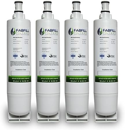 4-pack Water Filter Replacement Cartridge for Kenmore, Kitchenaid, Swift Green, Water Sentinel, Aqua Fresh, Thermador, PUR, Brita, OnePurify