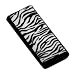 Black and White Zebra Durable Soft Rubber Silicone Skin Case for Apple iPod Shuffle 4th 3rd Generation