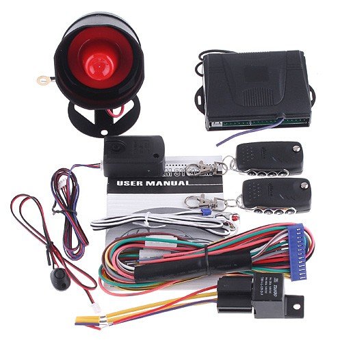 1-Way Car Alarm Security + Key