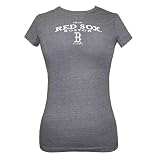 Boston Red Sox Women's Vintage Grey Crew Neck T-shirt by 5th & Ocean