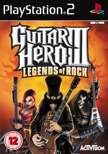 Childrens Toyshop  Video Games : Guitar Hero III: Legends of Rock with two Wired Controllers (PS2)