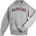 Texas Rangers Classic Tackle Twill Hooded Sweatshirt - X-Large