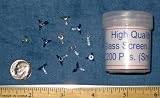 Box of 190 Jacks Style Glass Pipe Screens