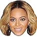 Beyonce Knowles Mask, Cardboard Face and Fancy Dress Mask