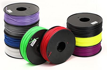 PLA 3D Printer Printing Plastic Filament 1kg/2.2lbs 1.75mm/3mm For FDM Print Tolerances:+- 0.02mm! ZERO Bubble!