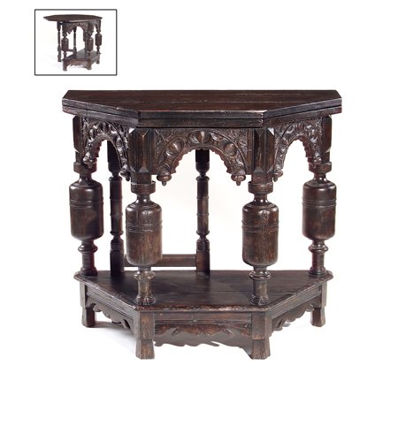 John Richard EUR-03-0129 John Richard Furniture Table in Dark Wood