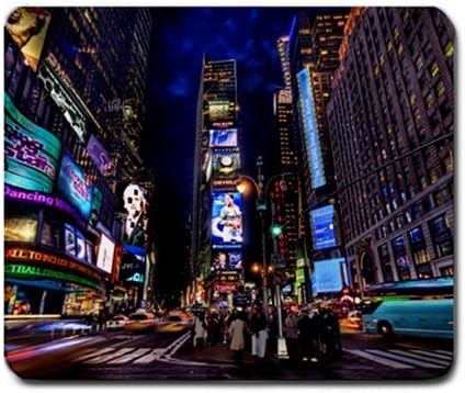 Scenic New York City Times Square Night Life Mouse Pad