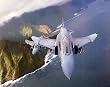 F-4 Phantom (Over Water) Art Poster Print - 16x20