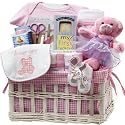 Sweet Baby Special Delivery Gift Basket - GIRL PINK
